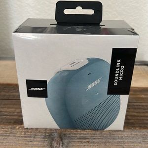 BOSE NWT Soundlink Micro-Stone blue
